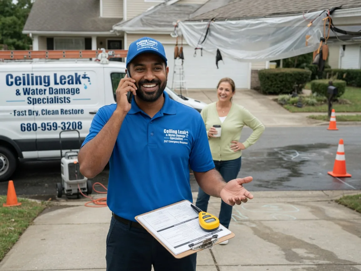 Ceiling Leak Cleanup Carrolltown, PA FAQs